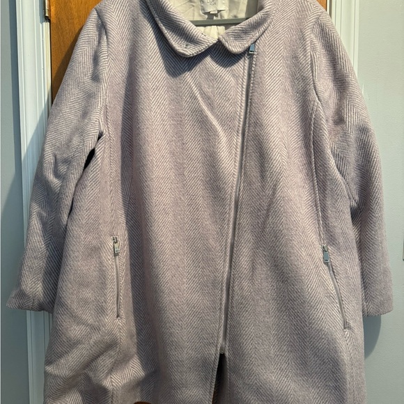 LOFT Stylish Wool Blend Winter Coat - Picture 4 of 8